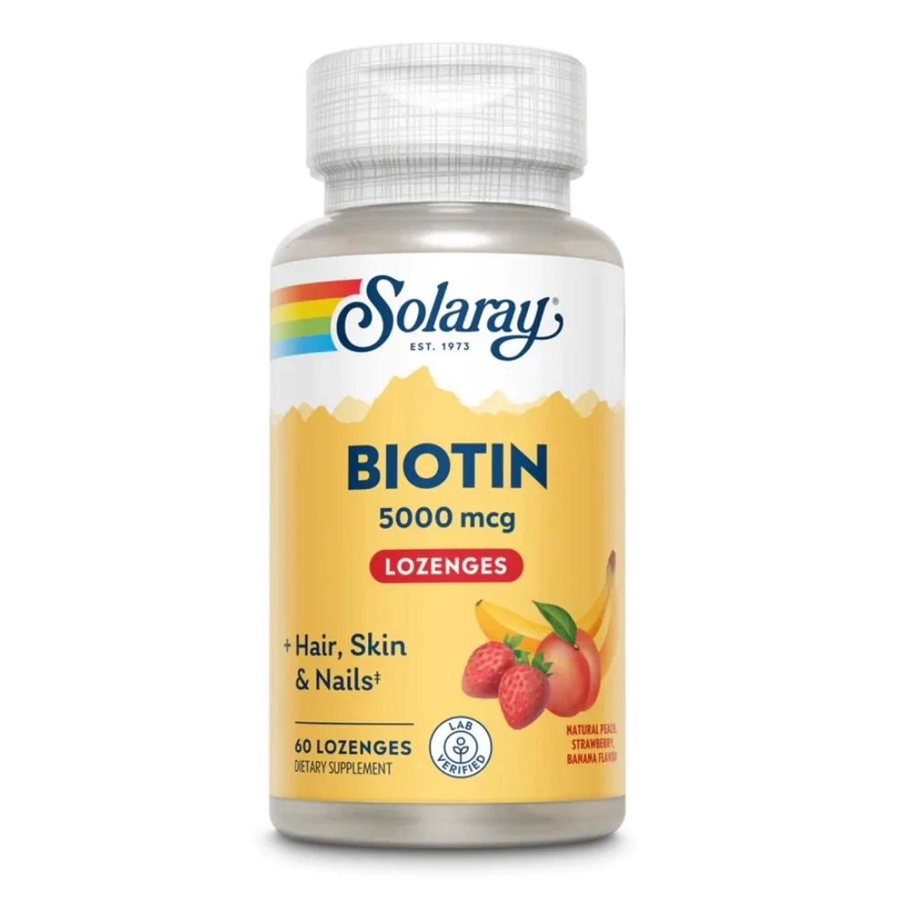 Solaray Biotin 5000mcg 60 Lozenges