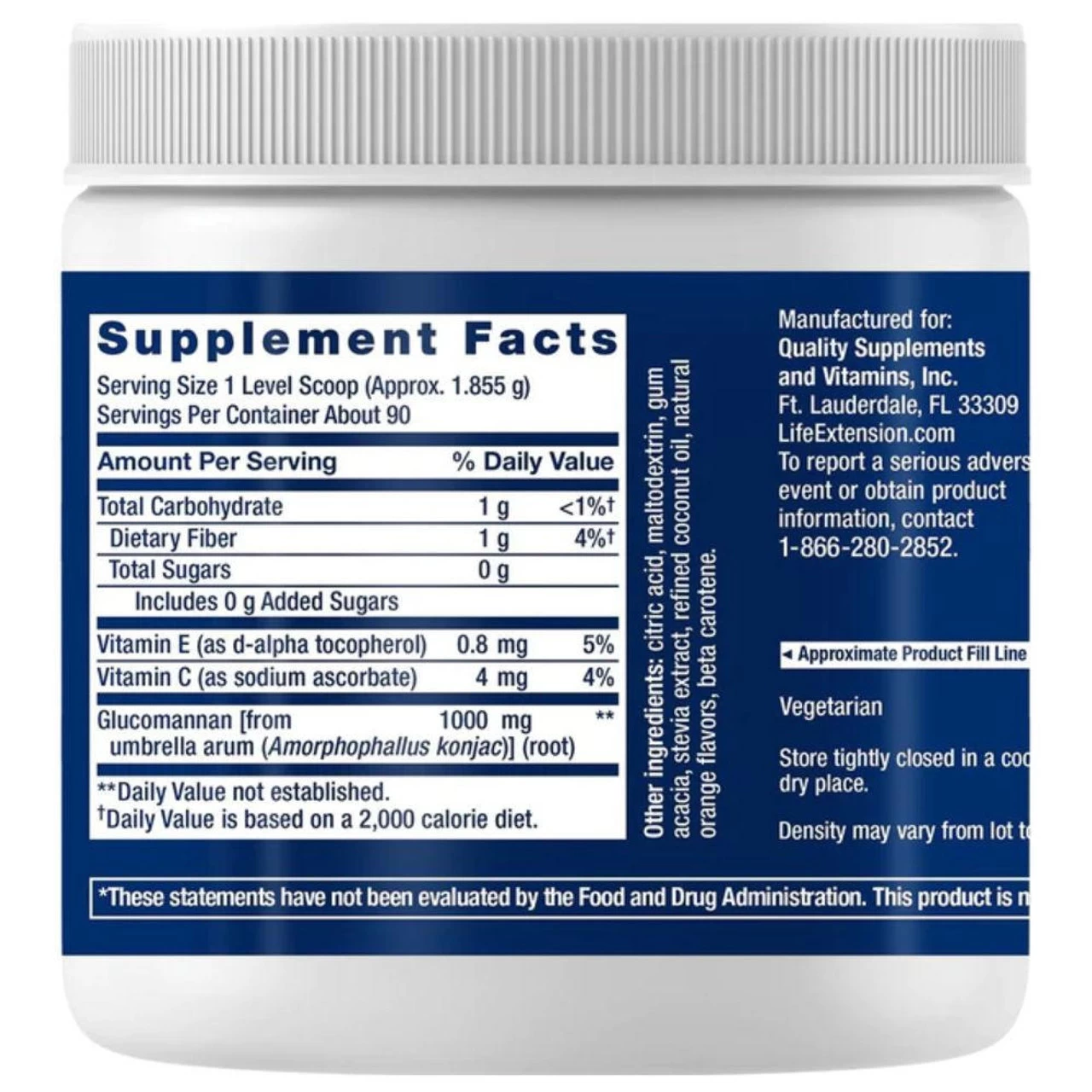 Life Extension Easy Fiber 167g - Image 2