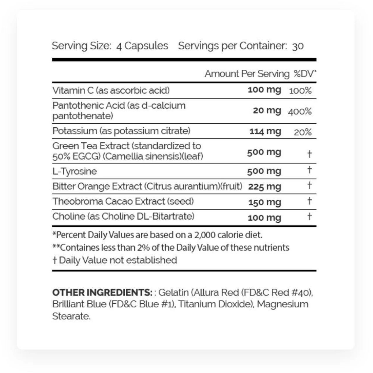 Enhanced Code Red Fat Burner 120 Capsules - Image 4