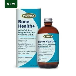 Flora Bone Health + W Calcium, Mag, D And K 8oz