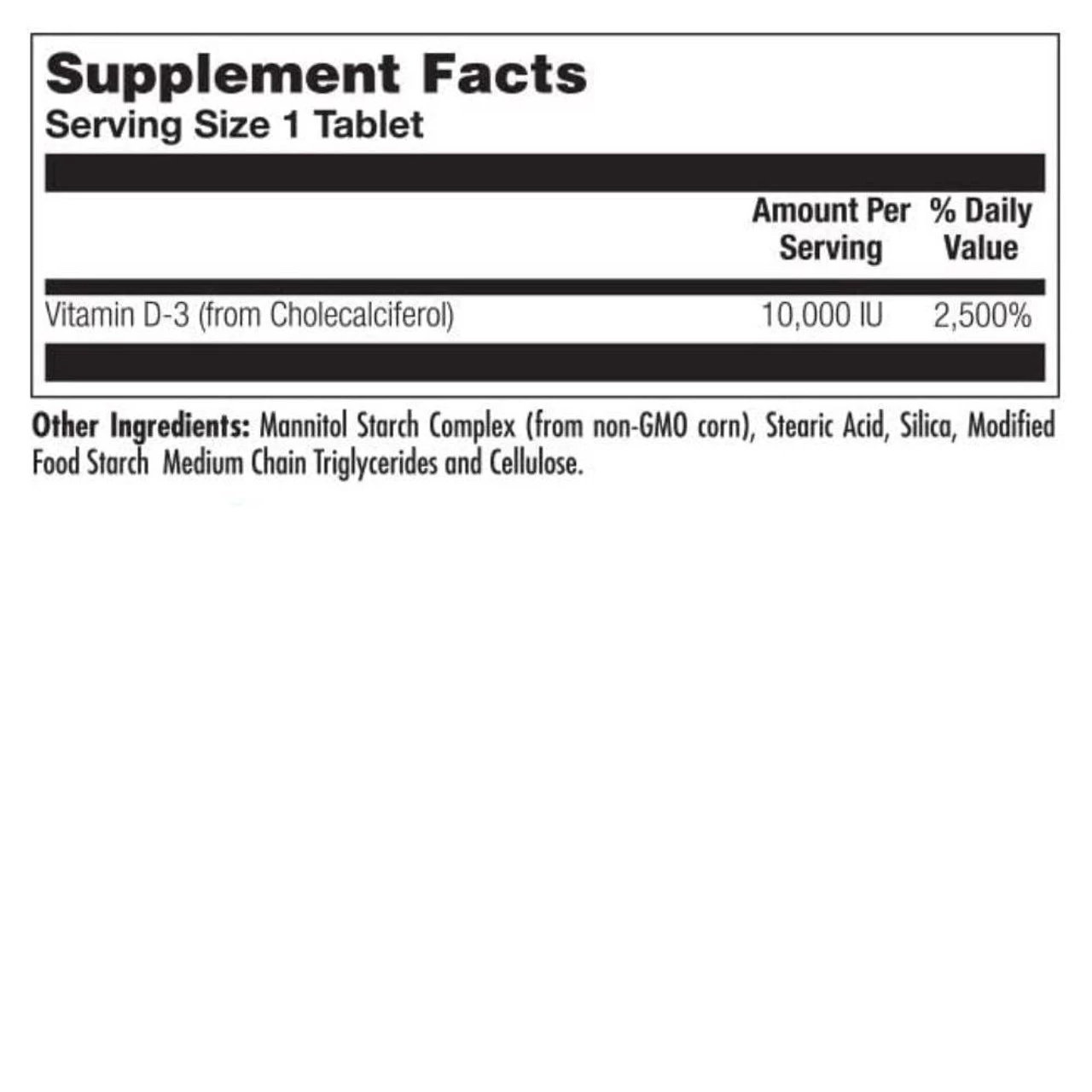 KAL Ultra D3 10,000IU 90 Micro Tablets - Image 2