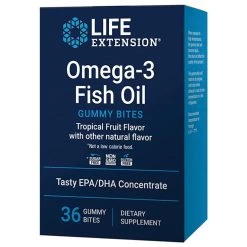 Life Extension Omega-3 Fish Oil 36 Gummies