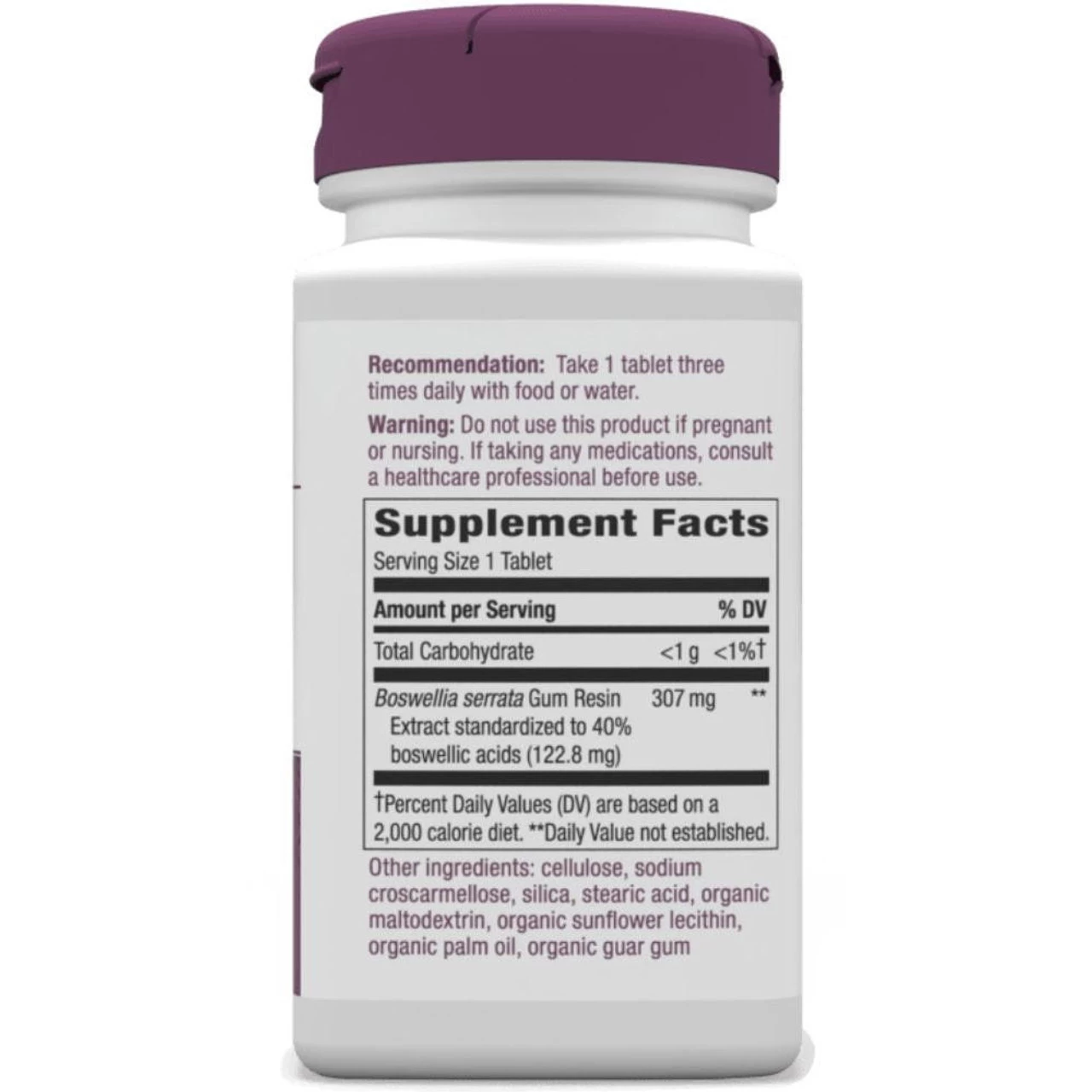 Nature's Way Boswellia 60 Tablets - Image 3