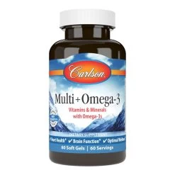 Carlson Labs Mutli + Omega-3 120 Softgels